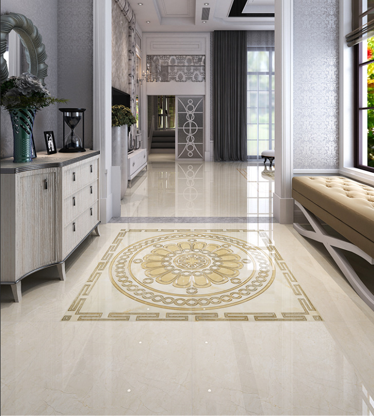 佛山瓷砖拼花 欧式客厅过道拼花大厅餐厅地砖拼图地脚线 厂家直销