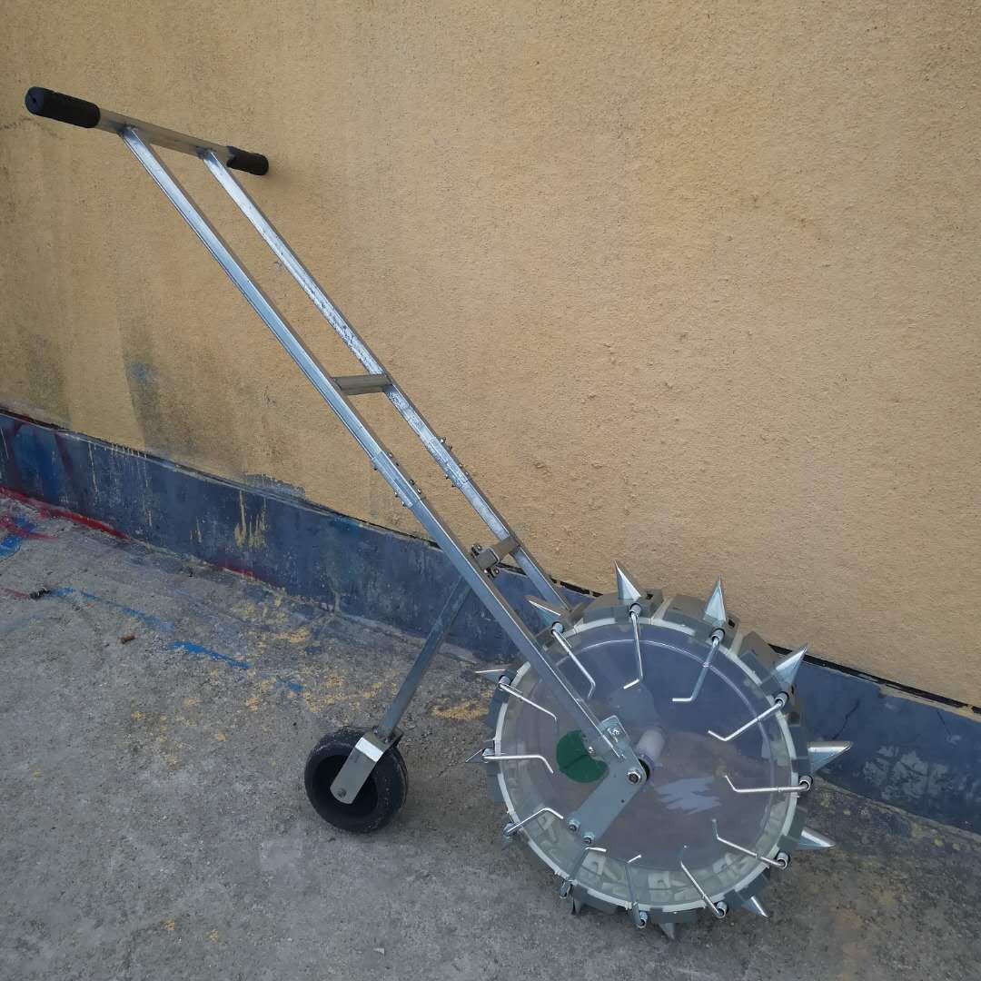 批发人力手推式谷子播种机 带压轮高粱精播机 多功能点播机
