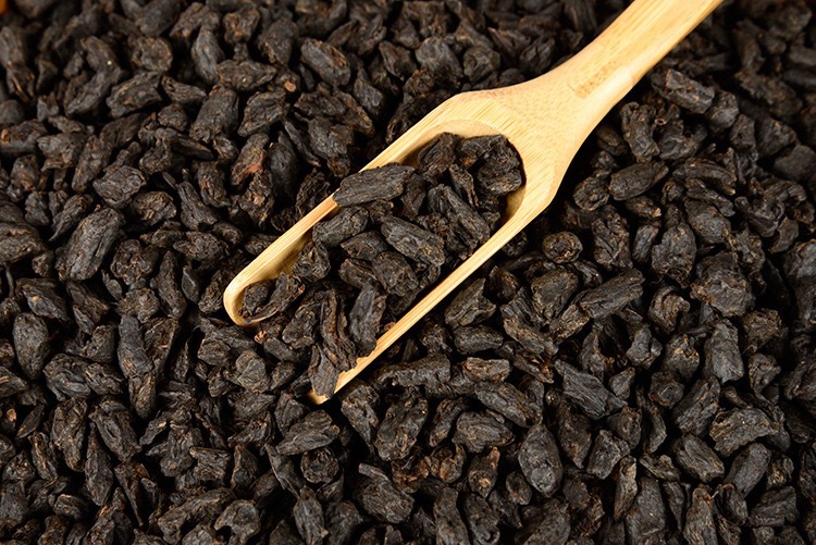 批发云南普洱茶熟茶 勐海糯米香茶化石(碎银子)2号 老