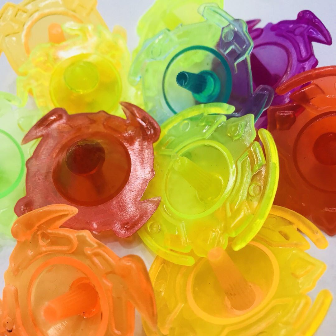 塑料小陀螺传统80后怀旧男孩玩具透明小地转拧拧陀螺促销礼品扭蛋