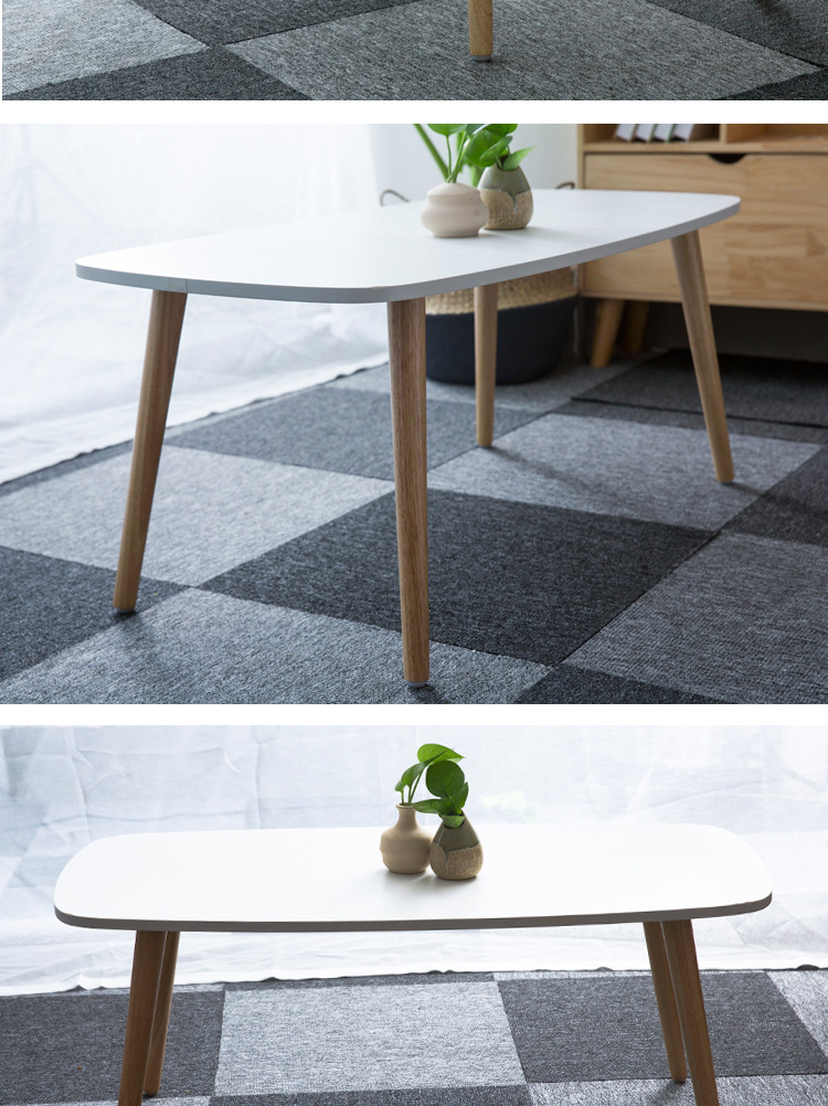 ins风实木简约北欧茶几小户型矮桌子创意咖啡桌易装客厅现代边几