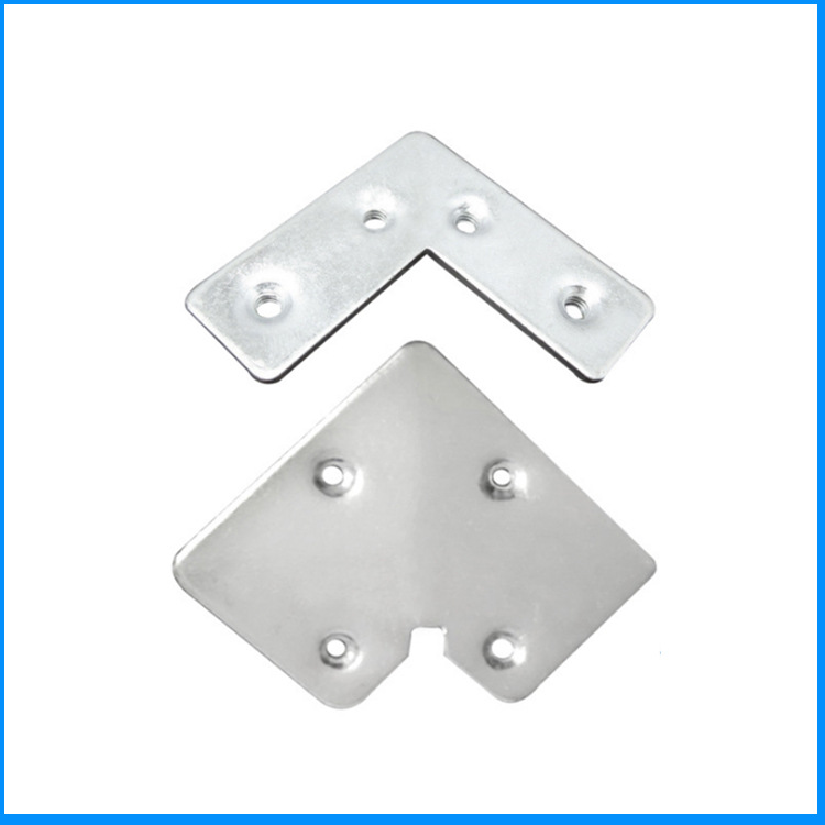 铝框角码加厚铝合金门窗角码家具铝框角码镜框平角码直角支架