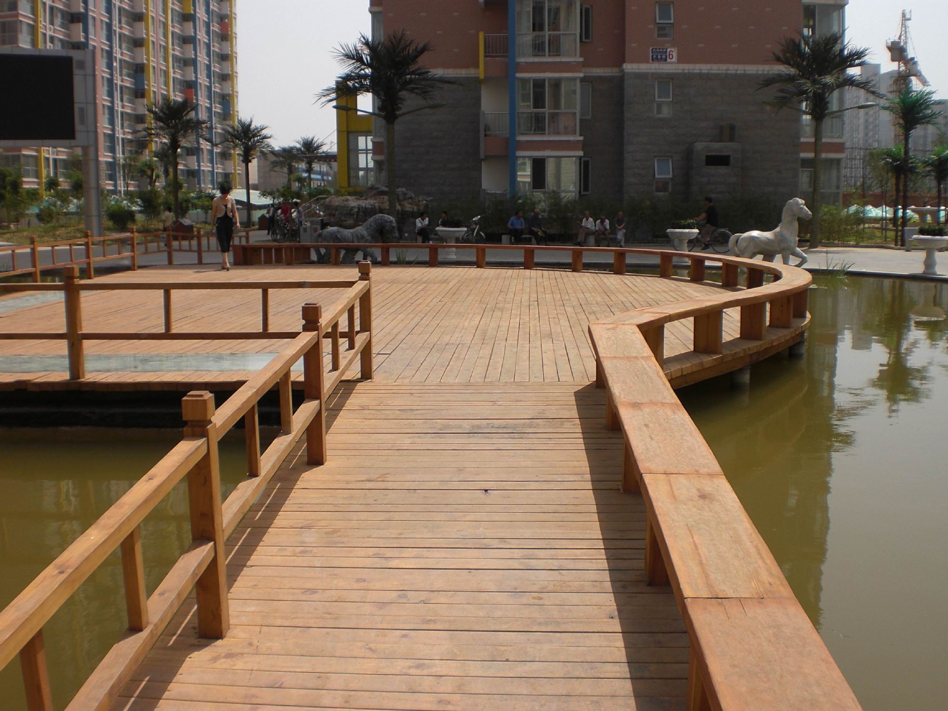 厂家直销防腐木地板 庭院阳台平台碳化木地板户外景观木栈道定制