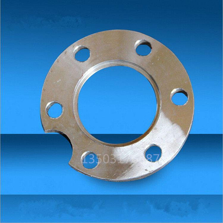 法兰厂家生产定做水位线豁口穿线法兰 3寸4寸5寸碳钢深井泵管法兰
