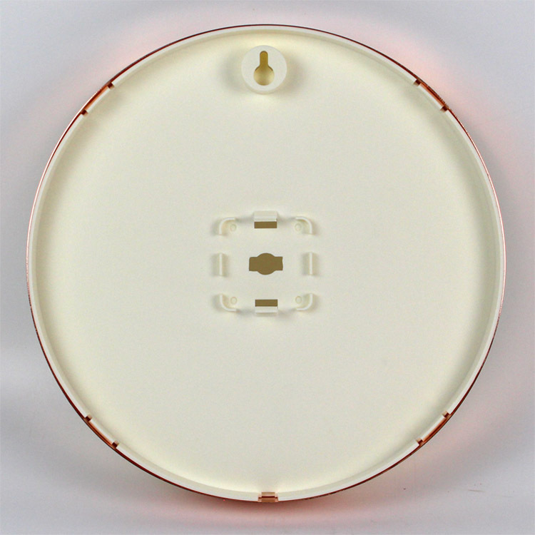 厂家货源12寸金属不锈铁超窄挂钟外框abs后壳石英钟配件钟表外壳