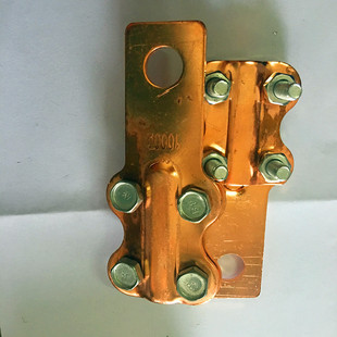 jt铜接线夹 jt-400a 铜设备线夹 电缆夹头 梅花型铜接头