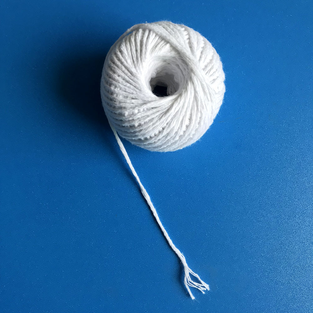 厂家直销大量现货白色包粽子线60克棉线球2mm棉绳棉线吊牌绳