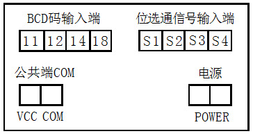 plc数据显示器bcd码8421码4位显示仪表选通输入减少数据线spd-4sn