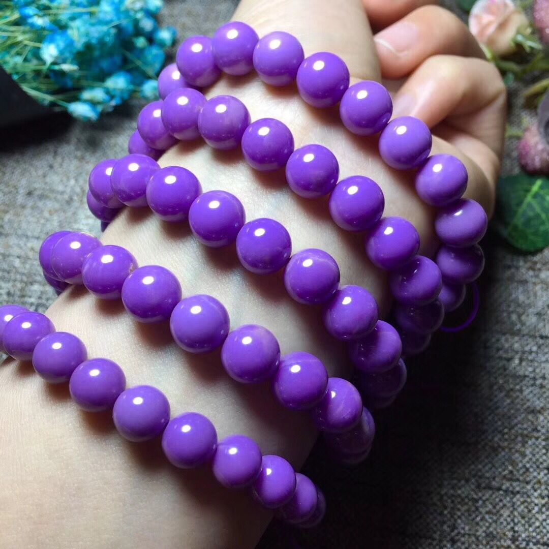 古寓天然 紫云母手链水 于低调之中彰显大气