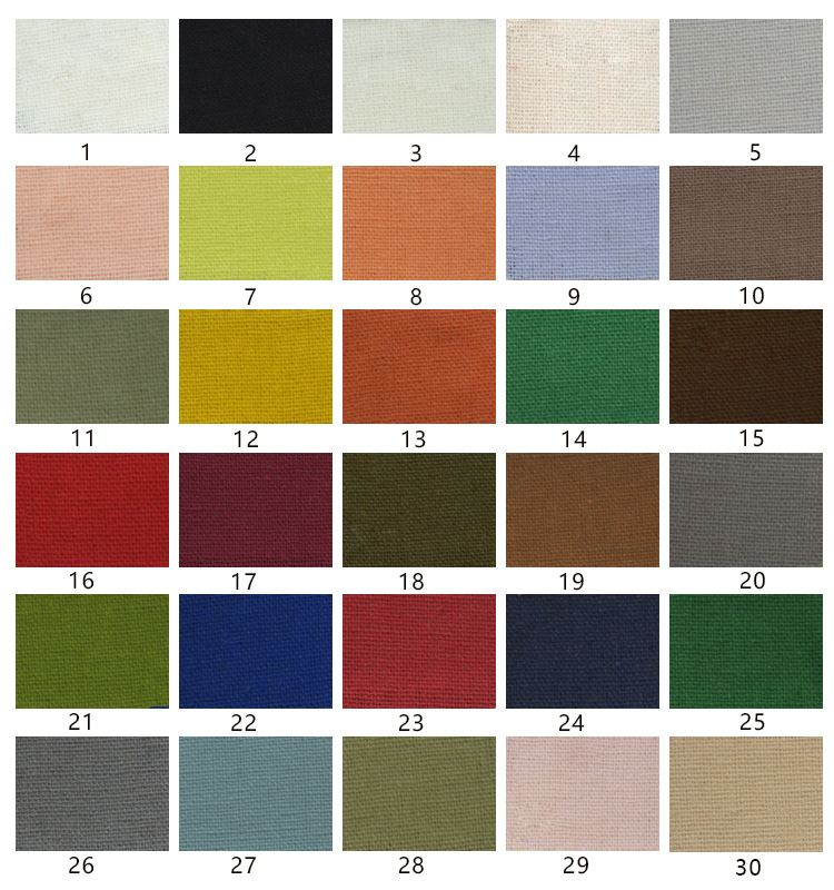 春夏纯色时装梭织亚麻布涤麻混纺面料时装连衣裙亚麻粘面料布料厂