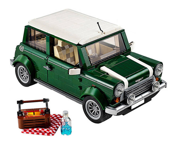 乐拼21002科技系列复古mini车 男孩益智拼装积木玩具8-14周岁现货