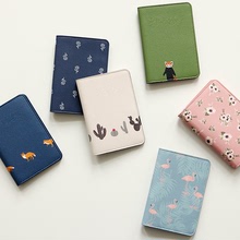 韩国可爱小清新动植物旅行护照夹钱包护照套女士证件包卡通卡包