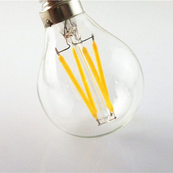 爱迪生led灯丝灯泡e27螺口g45金丝节能球泡2瓦4瓦6瓦暖白家用灯泡