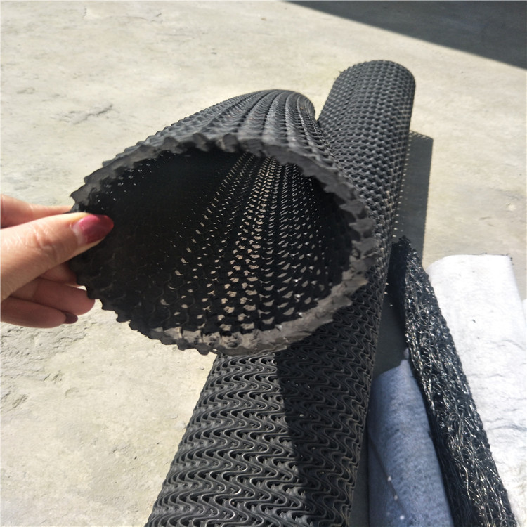 公路直径110mm波纹管绿化带足球场草坪机场地下排水pe硬式透水管