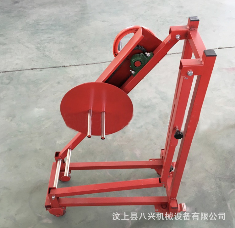 厂家直销手动水带卷盘机 消防移动可折叠式水带卷盘机