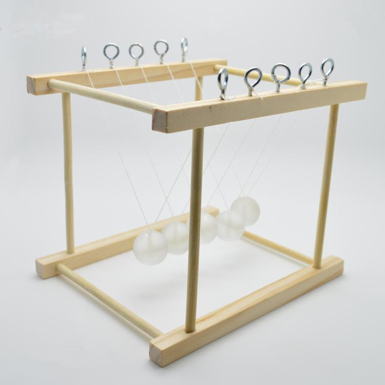 牛顿摆 五球碰摆 科技小制作小发明 diy 力学原理材料