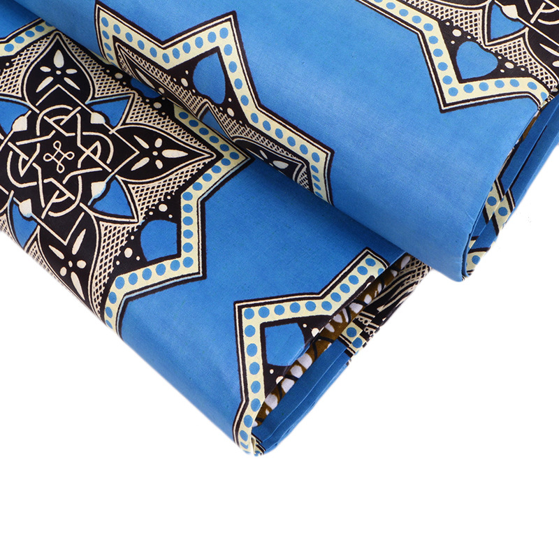 Foreign Trade Cotton Cerecloth African Batik Printing Fabric Cross-Border E-Commerce Fabric Manufacturers Supply