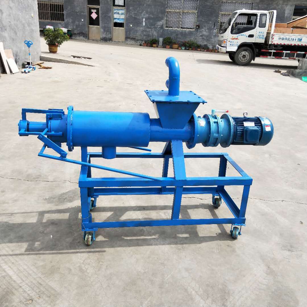 环保螺旋挤压式脱水机鲁宏专业生产供应家禽粪便干湿分离机