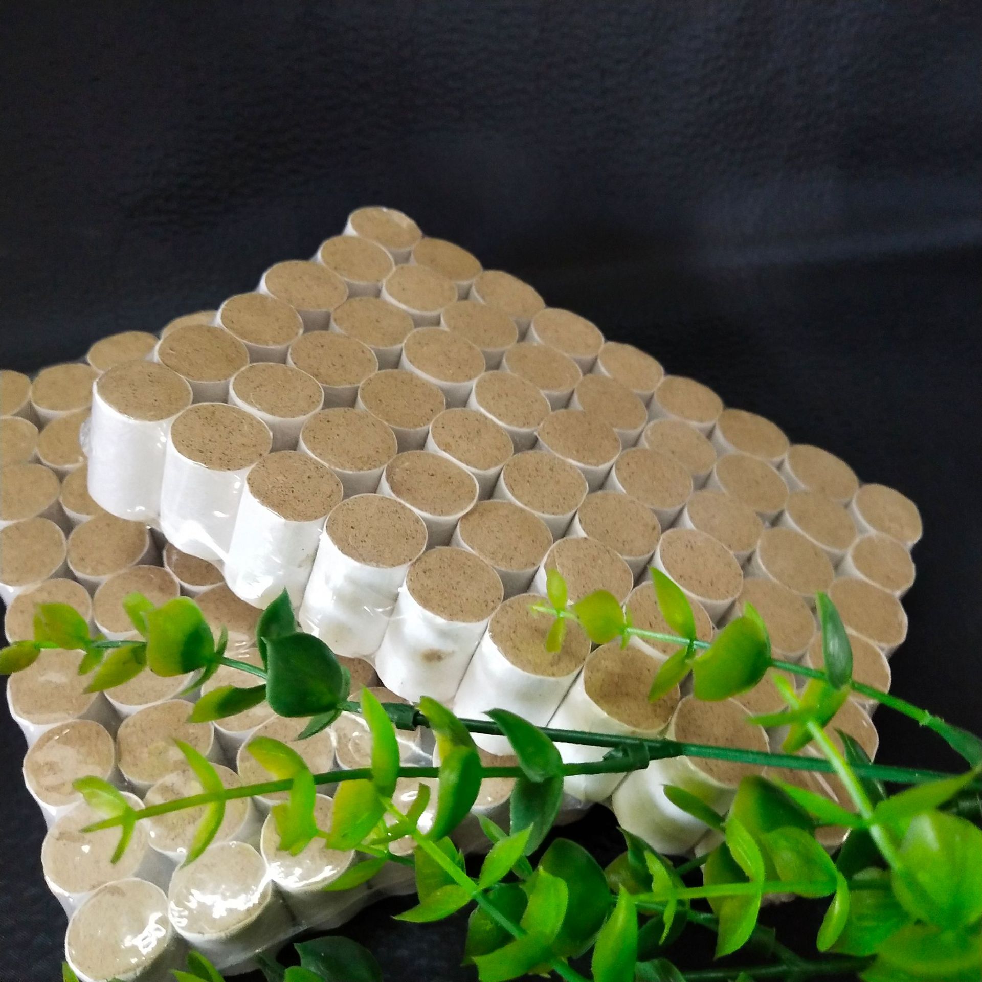 厂家批发美容院家用艾柱艾灸条每版54粒温灸配件10:1艾绒柱