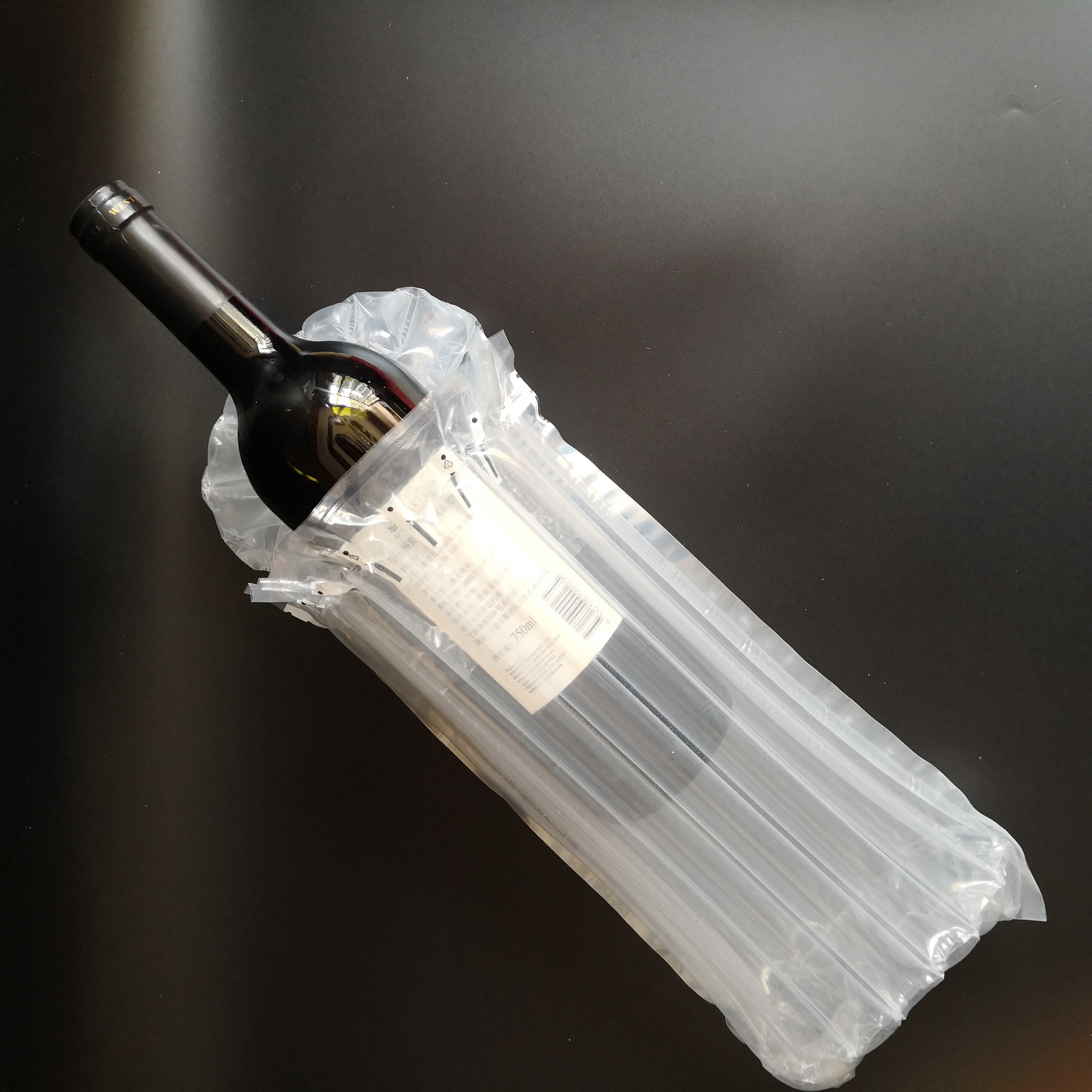 加厚32cm7柱红酒气柱袋 防震缓冲气囊 充气气泡柱袋 厂家销售