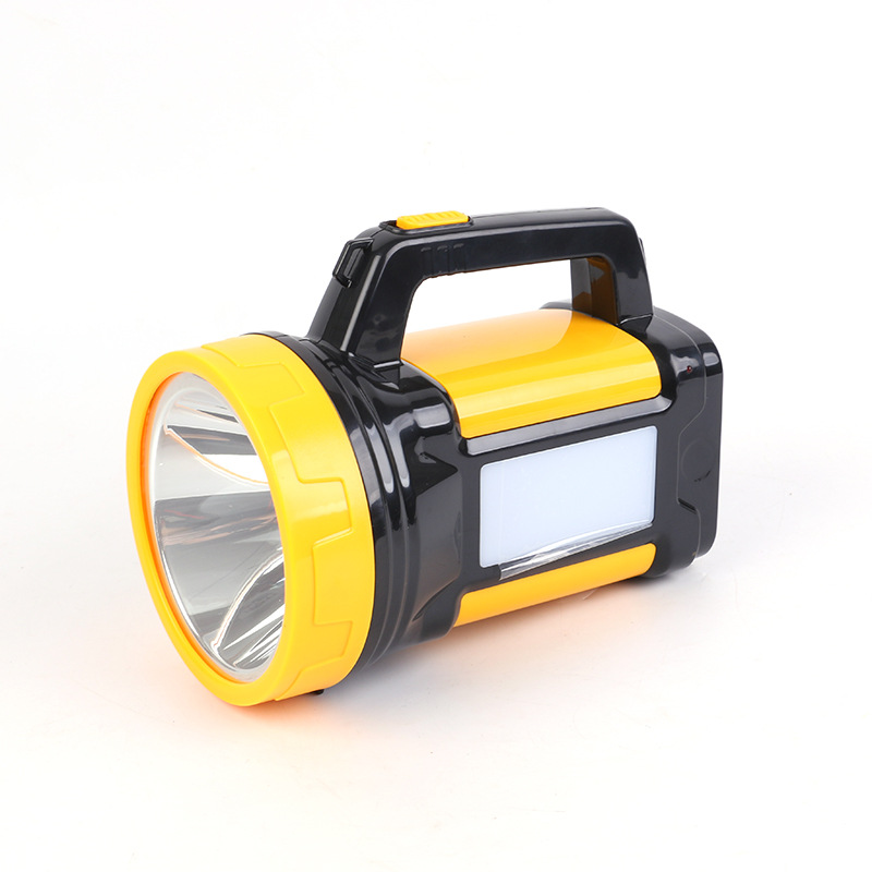 批发乔裕qy-5552a手提式探照灯强光手提灯手电灯手电筒应急灯