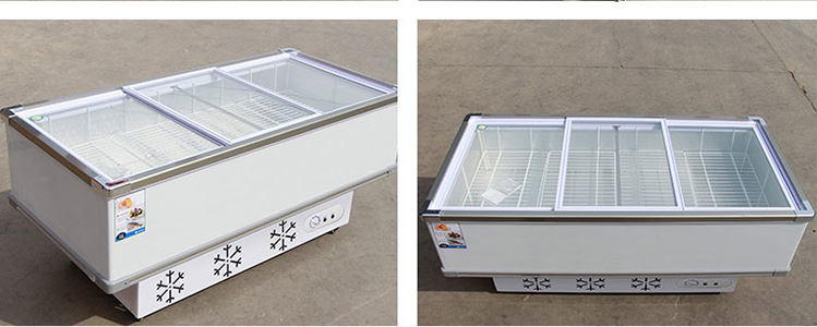 平岛柜卧式展示柜保鲜柜商用冰柜冷藏冷冻冰箱冷柜海鲜