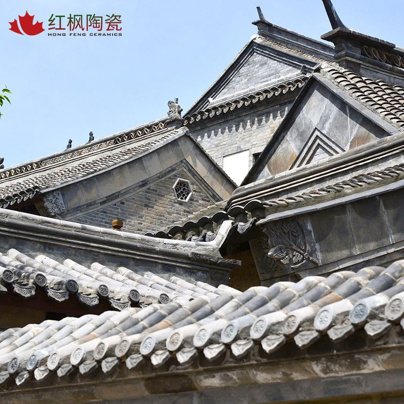青瓦 仿古屋檐青瓦片 中式屋面瓦四合院小青瓦配件