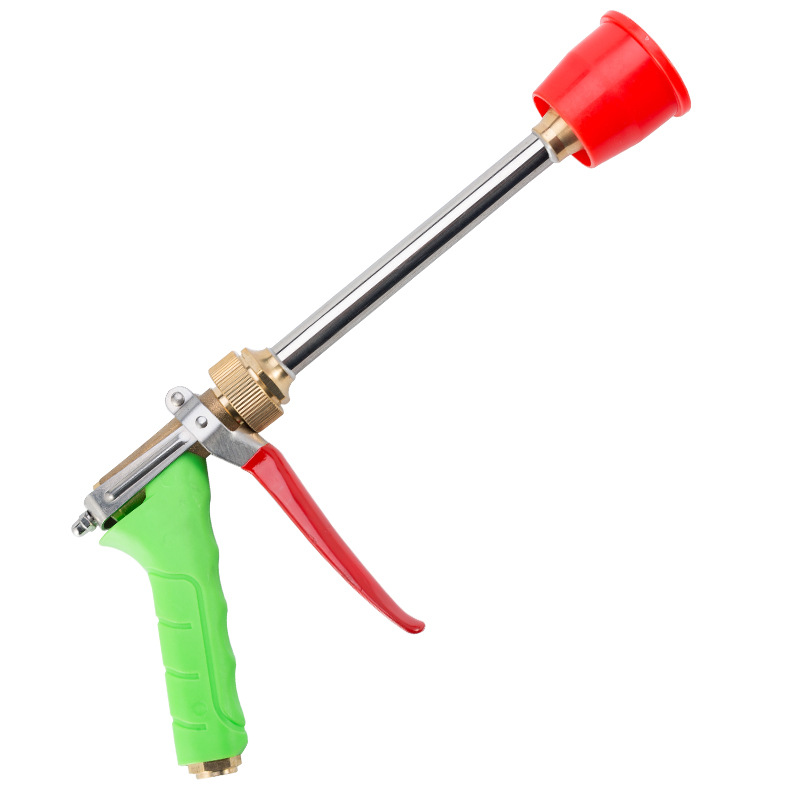 打药机喷枪农用高压雾化枪电动喷雾器打药泵配件远程陶瓷短枪全铜