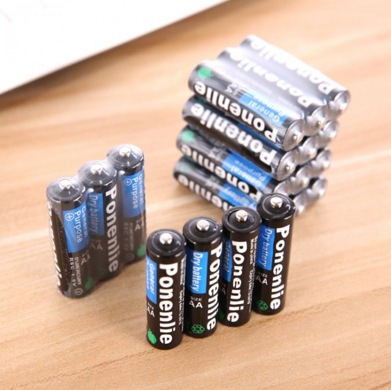 Factory Direct Supply Zinc Manganese AAA Battery Remote Control Battery No. 5/No. 7 Battery Stall Hot Sale