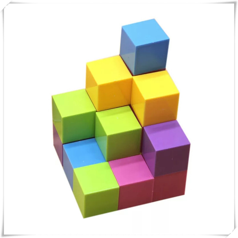 小卡尼创意盒装立体几何体认识图形教具小学生数学教具立方体套装