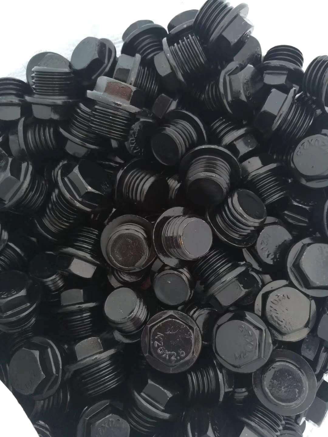 油塞螺栓 油堵螺丝810 12 14 16 18 20 22 24*1.5法兰面堵头螺丝