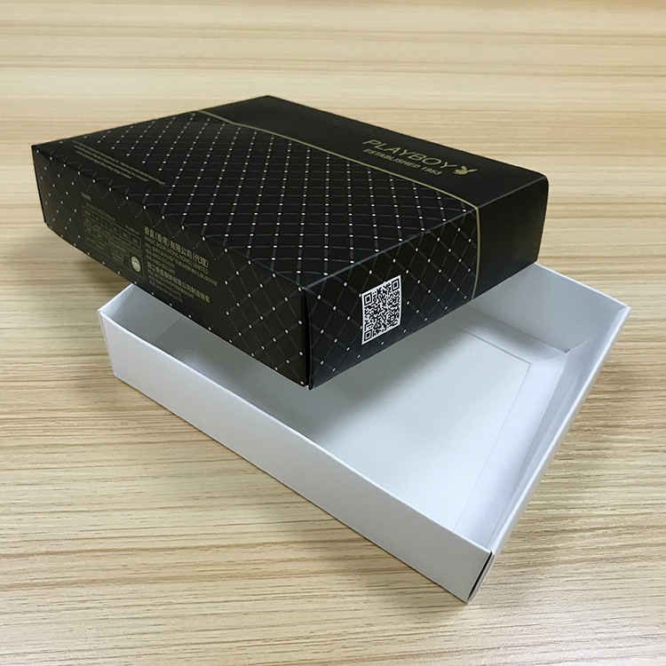 厂家定做服装鞋天地盖包装盒 折叠式上下盖纸盒内衣裤天地盖纸盒