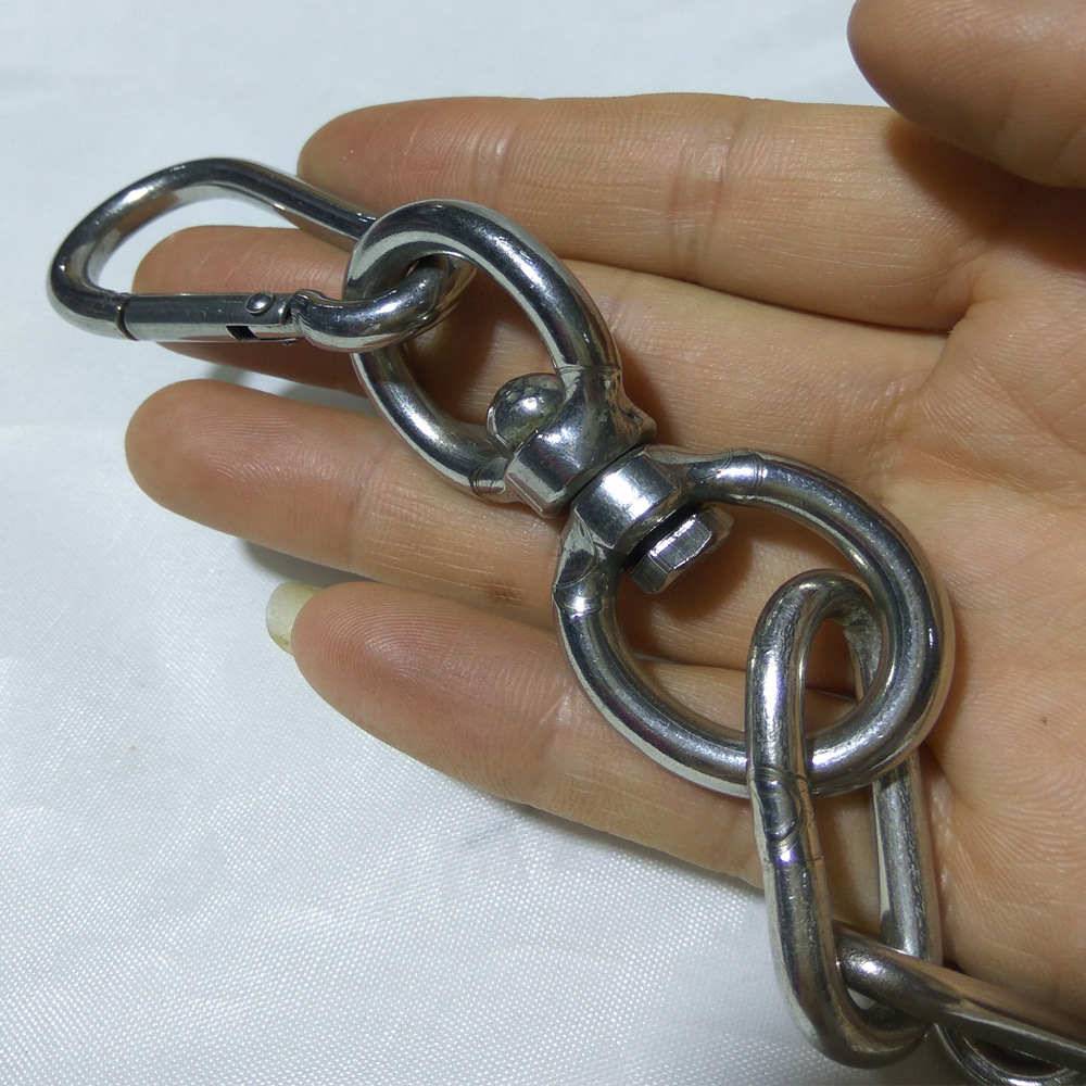 不锈钢狗链 大狗溜狗绳 加粗栓狗绳 猛犬钢丝牵引绳宠物链子现货