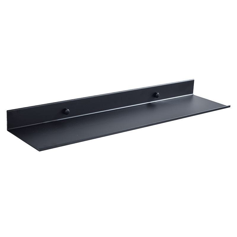 Black Bathroom Rectangular Storage Rack Rack before the Mirror Alumimum Matte Bathroom Storage Rack 30/40/50/60cm