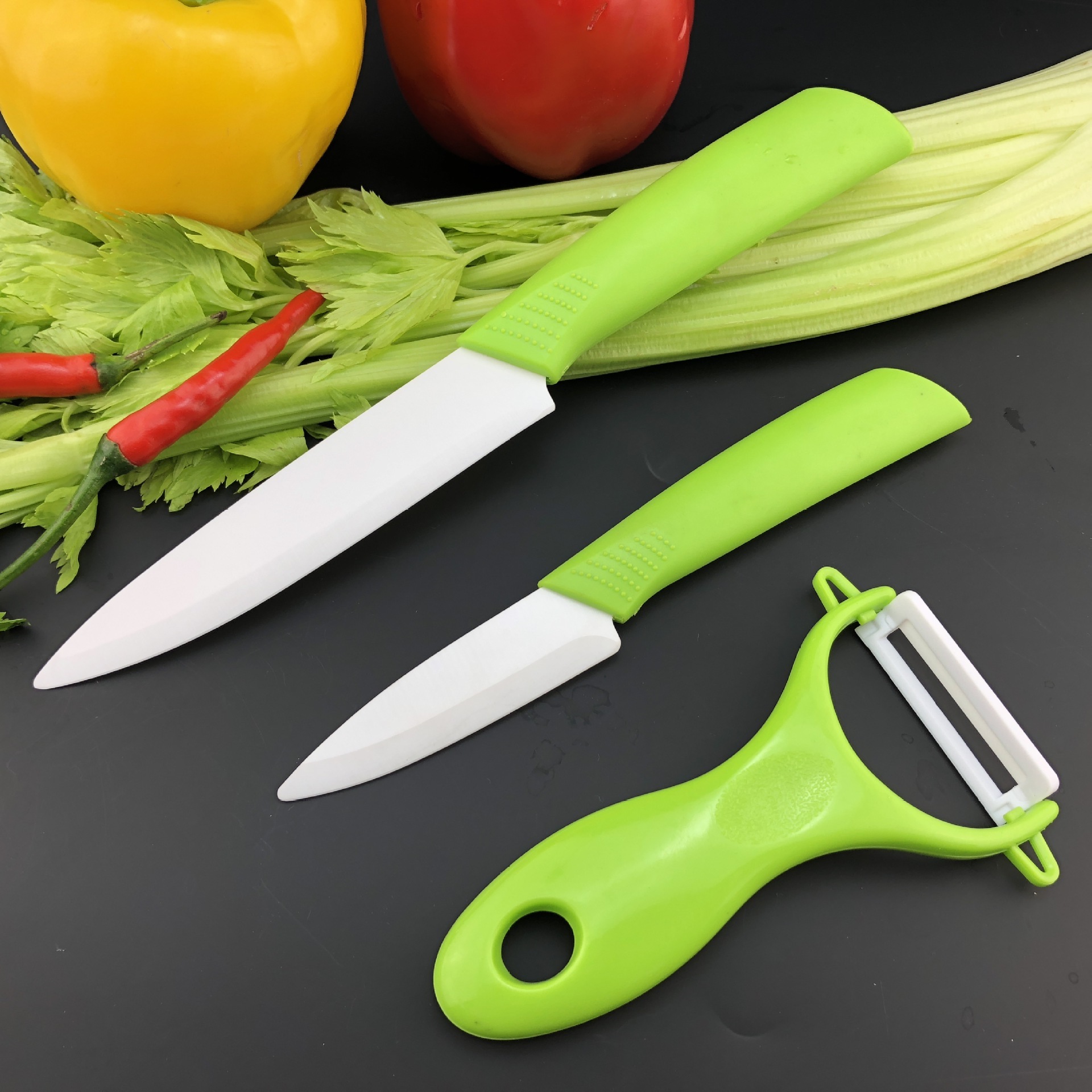 厨房陶瓷刀水果刀陶瓷面包刀 阳江陶瓷刀陶瓷水果刀套装