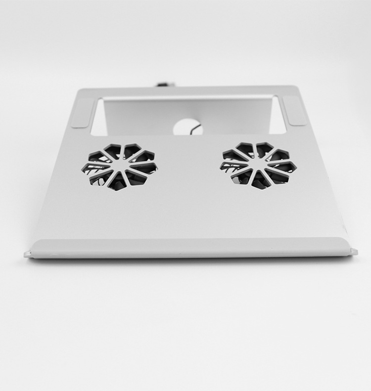 铝合金笔记本支架便携带风扇电脑支架散热底座笔记本电脑桌面支架