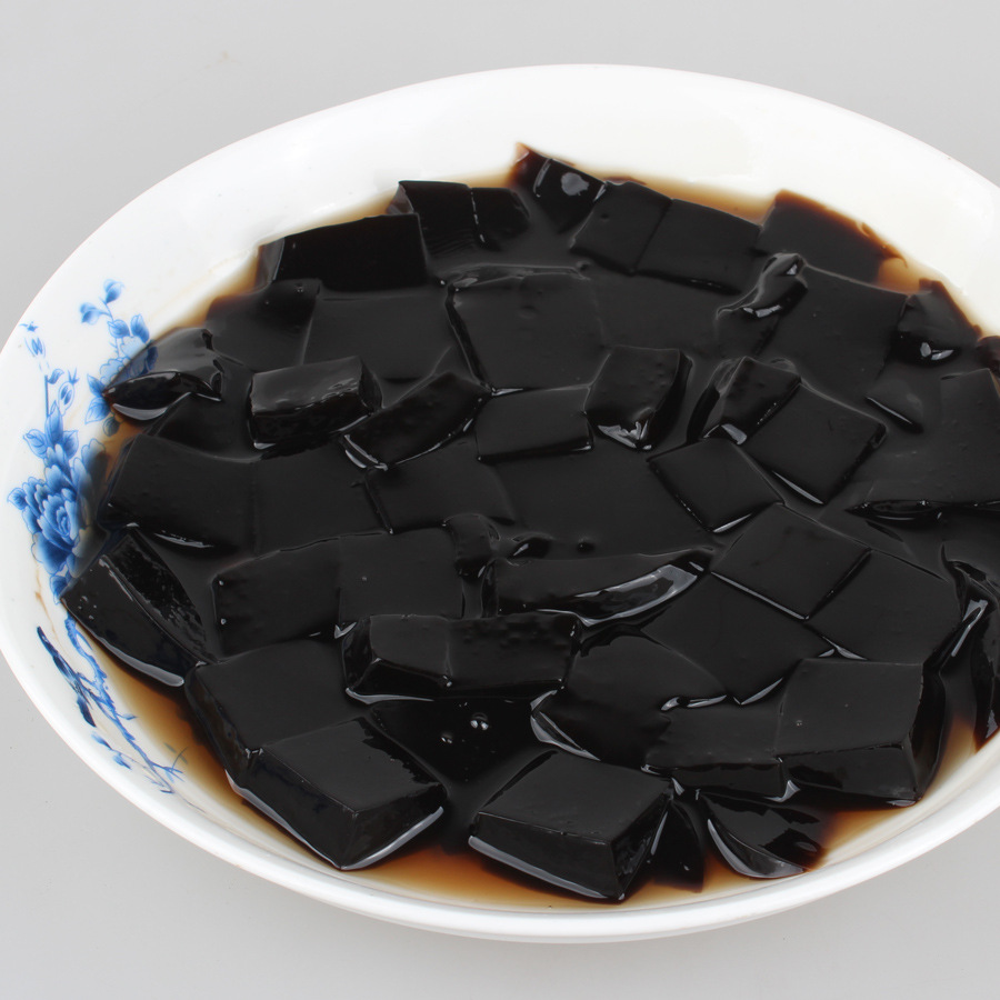 广西梧州双钱龟苓膏粉300g仙草粉果冻布丁黑凉粉夏季原料厂家批发