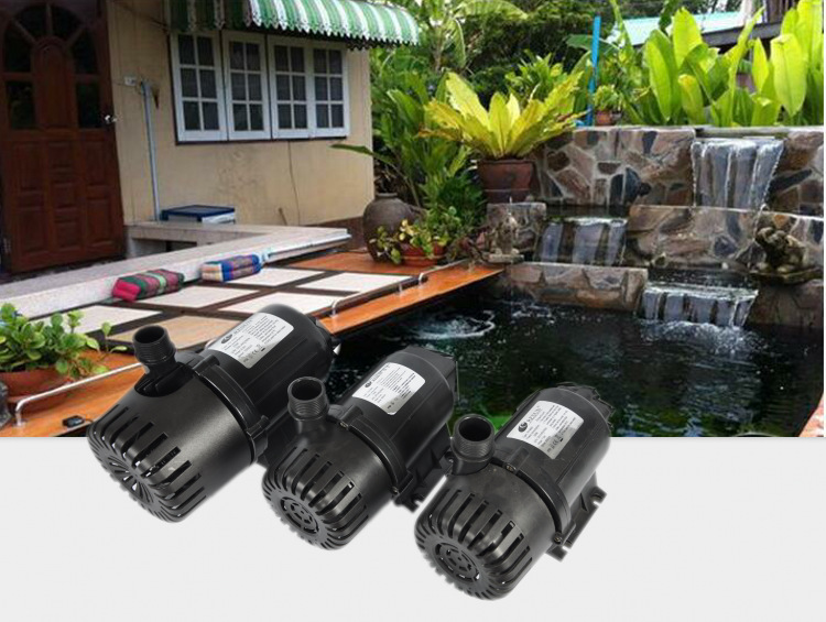 日生鱼缸潜水泵水族箱抽水泵静音大泵家用假山循环水泵鱼池换水泵