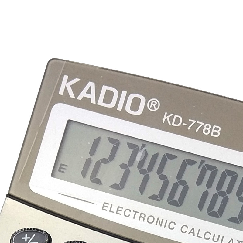 Wholesale Kadio Calculator 12-Bit Large Office Computer Desktop Financial Machine Cross-Border E-Commerce Kd778b