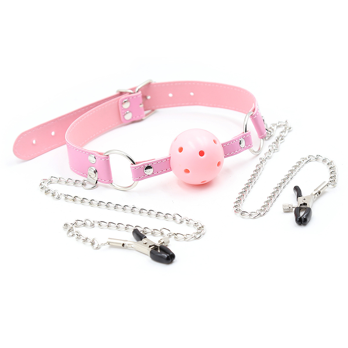 厂家直销情趣用品成人玩具口塞口球驴面网眼口噻面具马具形硬口球