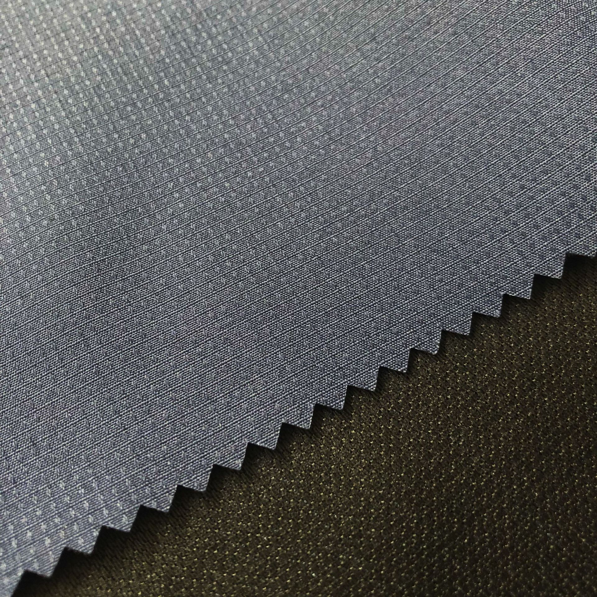 提花春亚纺复合布 格中点 珍珠点春亚纺复合面料 帽子服装面料