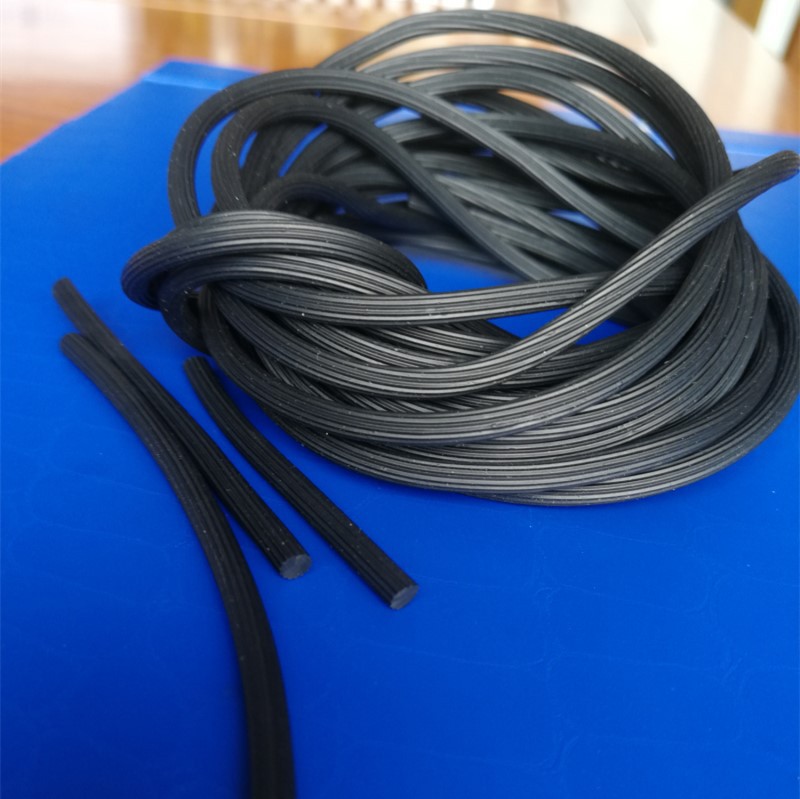 厂家直销纱窗压条出口铝合金门窗密封条圆形实心橡胶密封条