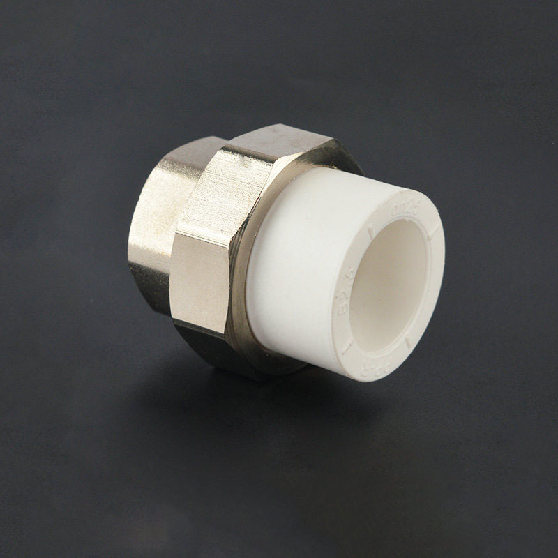 现货批发ppr内丝铜活接 ppr热熔外牙铜活接 ppr外螺纹活接