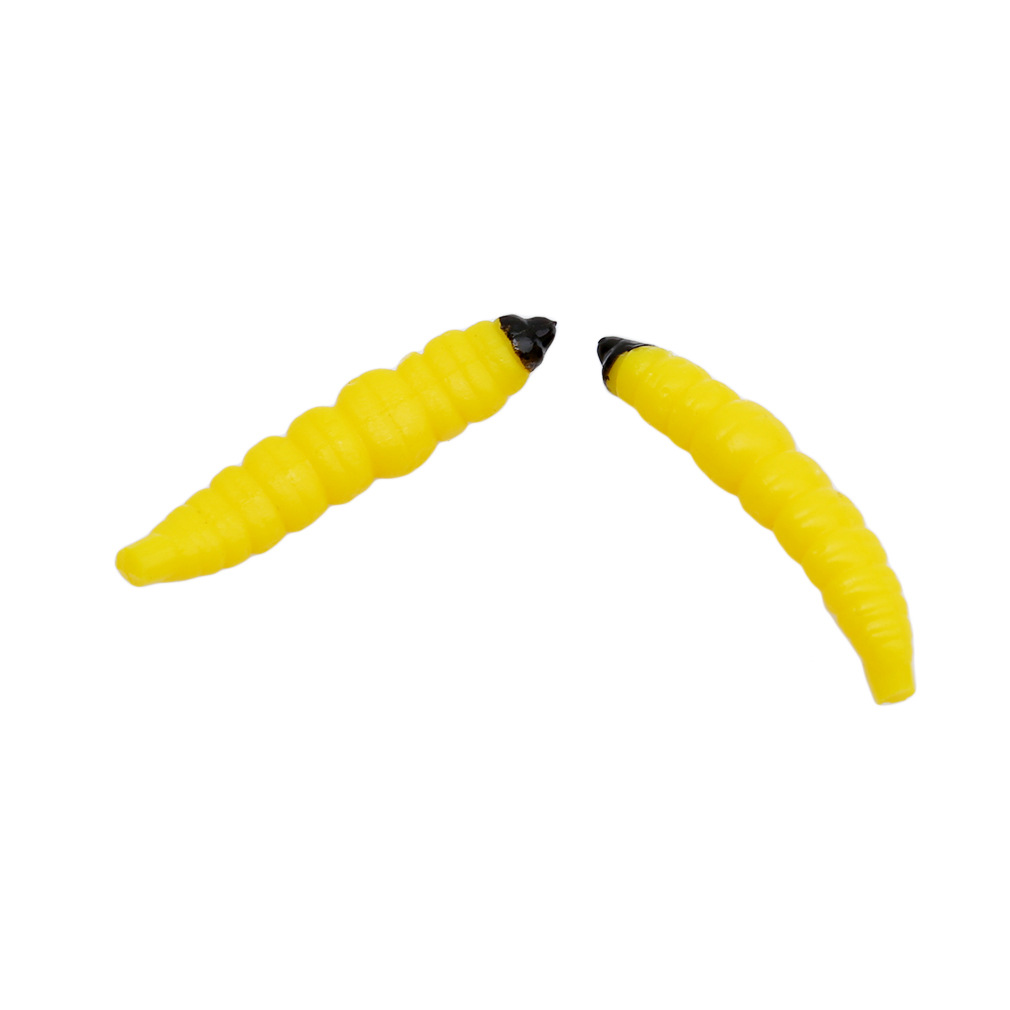 软饵面包虫 路亚饵仿生软虫蛆虫 台钓鱼饵假饵 渔