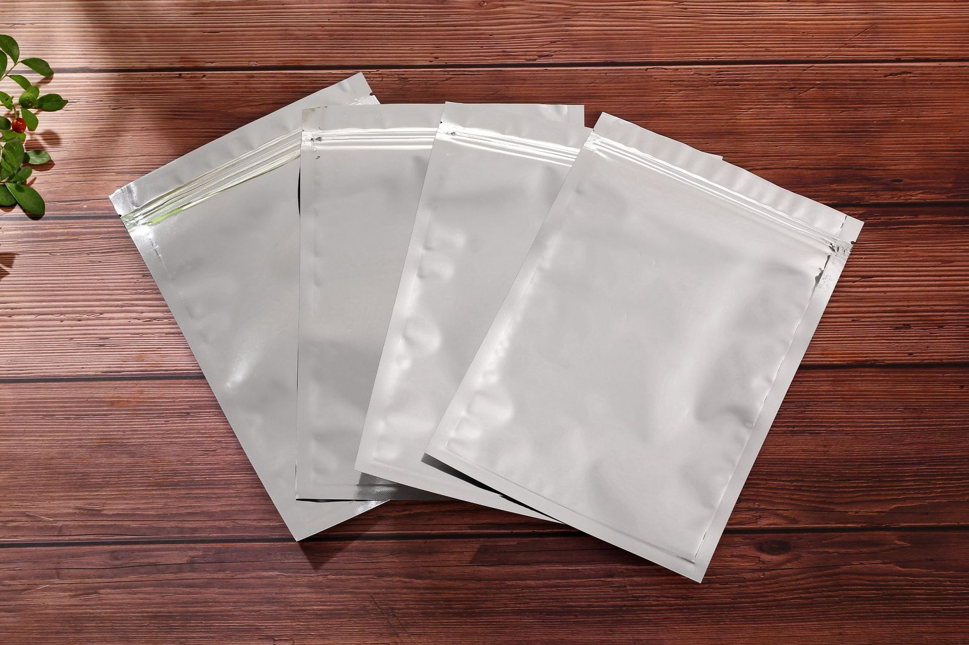 镀铝自封骨袋平底袋铝箔封口袋不透光食品包装袋密封袋