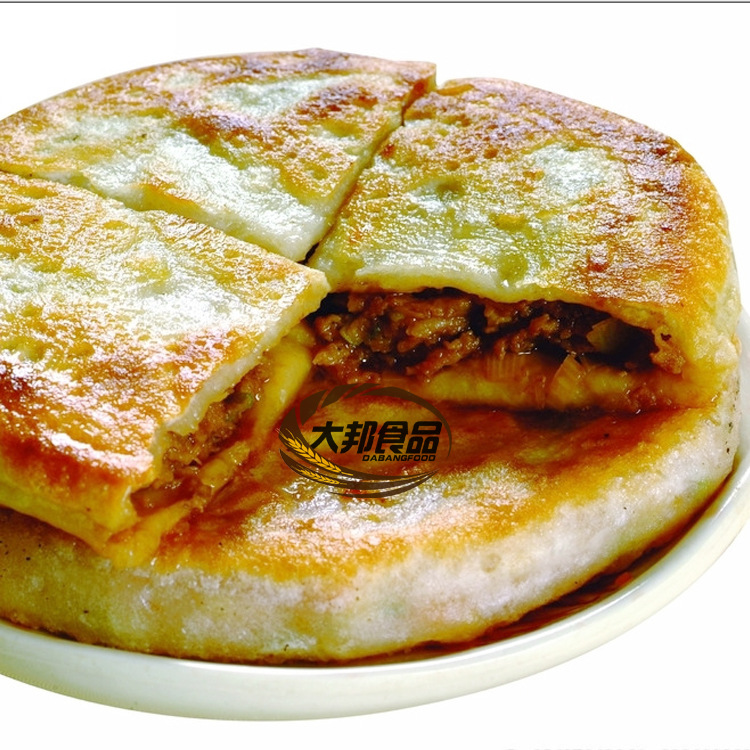 一口福照烧鸡肉馅饼 鸡腿肉夹馍糕点 夹心肉饼早餐包6包*10个/箱