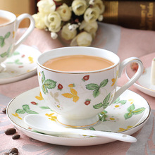 咖啡杯碟套装陶瓷创意礼品茶杯下午茶系列出口原单厂家直销定制款