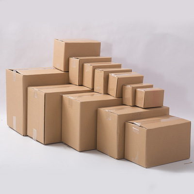 现货1-12号 3层5层特硬快递打包箱搬家纸箱发货邮政纸箱纸盒子