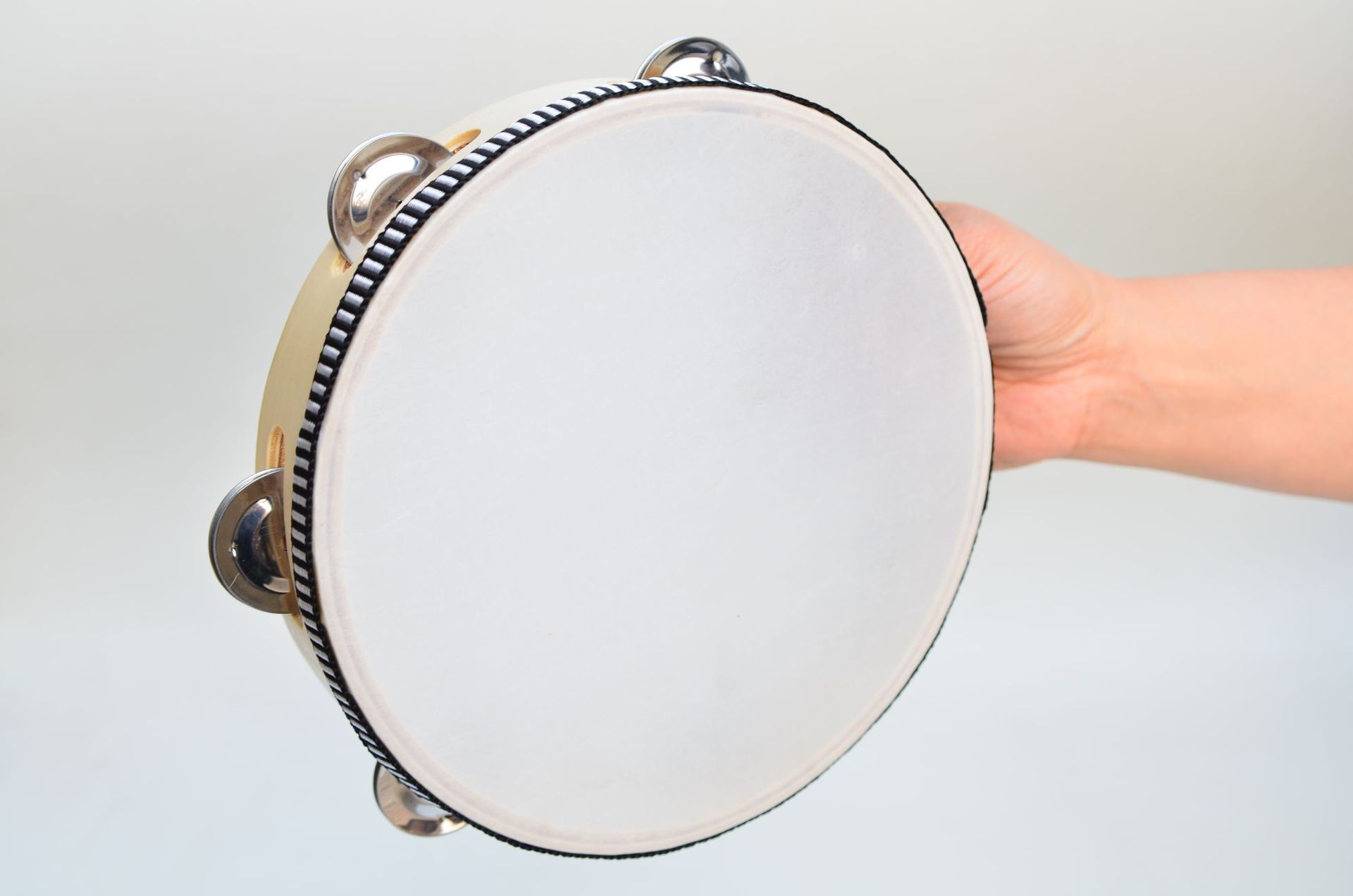 奥尔夫打击乐器 新疆舞蹈幼儿园教具手拍铃鼓 儿童玩具仿羊皮手鼓