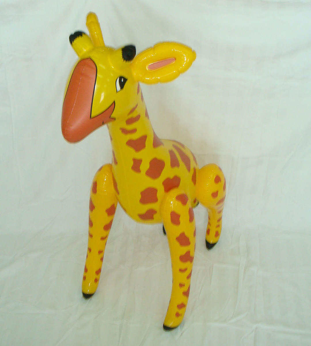 pvc充气长颈鹿玩偶 充气长颈鹿pvc充气玩具 儿童充气动物公仔